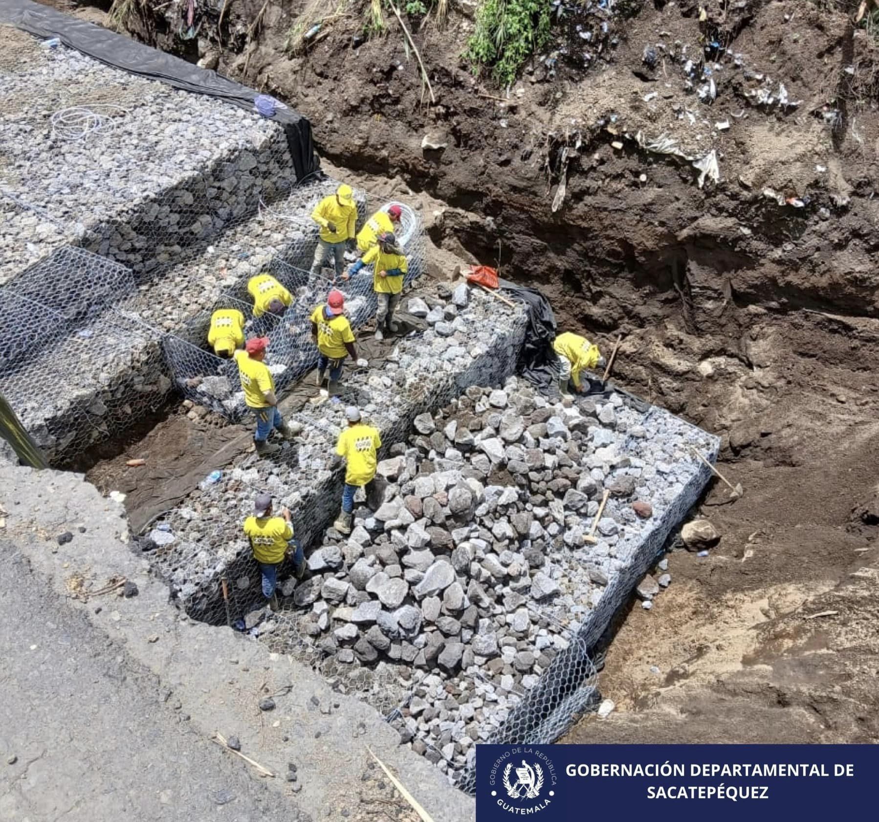 Siguen los trabajos en el kilómetro 83.5 de la Ruta Nacional 14