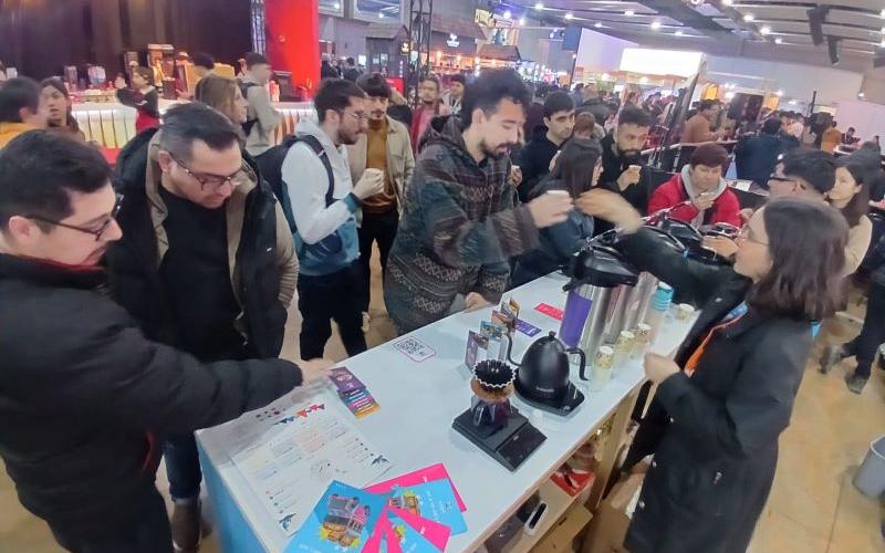 Café de Guatemala presente en Santiago de Chile. / Foto: Minex.