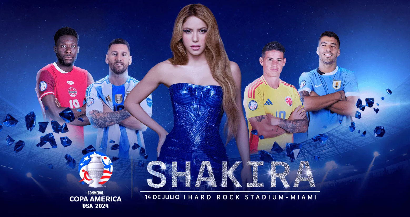 Shakira, la diosa del deporte, cantará en la final de la Copa América 2024