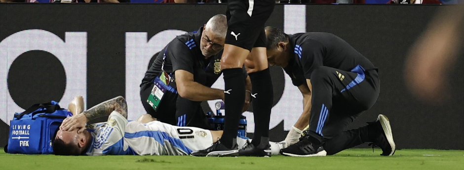 Messi abandona la final de la Copa América 2024 entre lágrimas