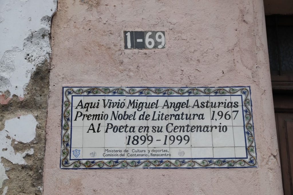Casa de Miguel Ángel Asturias, entre los barrios de Candelaria y San José. / Foto: DCA