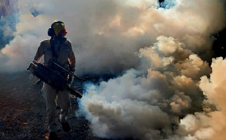 Fumigaciones contra el dengue avanzan en todo el país