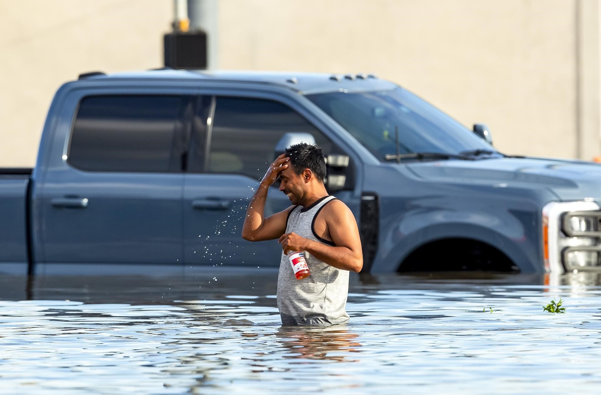Devastación e inundaciones por huracán Beryl. / Foto: EFE