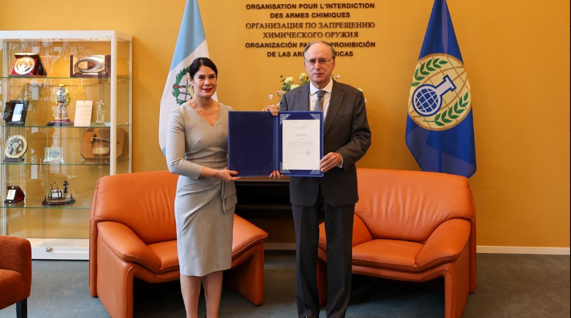 Embajadora de Guatemala presenta cartas credenciales ante la Organización para la Prohibición de las Armas Químicas