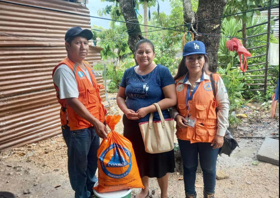 Conred brinda asistencia por temporada de lluvias en las últimas 24 horas