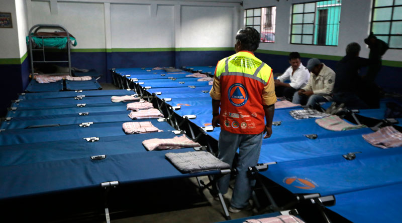 Conred tiene habilitados 10 albergues por lluvias. /Foto: Conred.