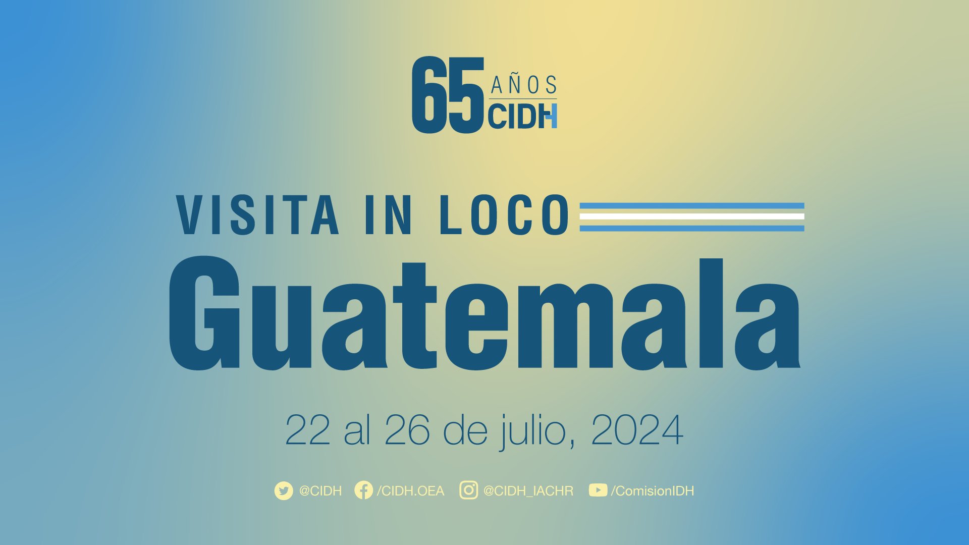 CIDH visitará Guatemala para evaluar protección de derechos humanos