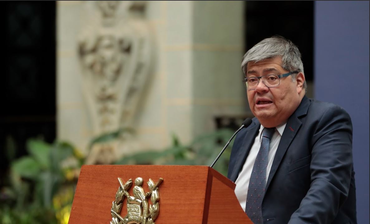 Ministro de Gobernación, Francisco Jiménez. / Foto: Daniel Ordoñez y Byron de la Cruz.