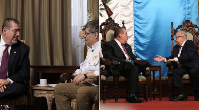 Presidente Arévalo y vicepresidenta Herrera expresan su respaldo a ministros ante interpelación en el Congreso