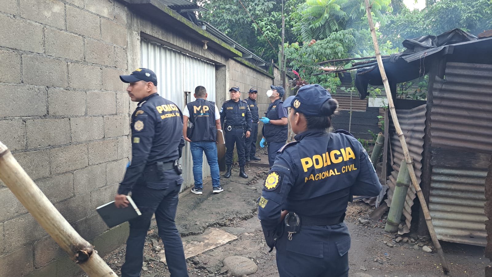 La PNC informa sobre 15 allanamientos en desarrollo