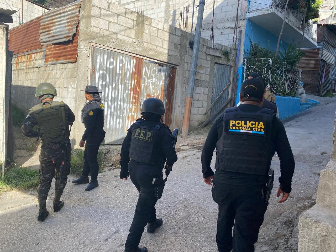 PNC ejecuta allanamientos y capturas masivas en puntos clave del territorio nacional