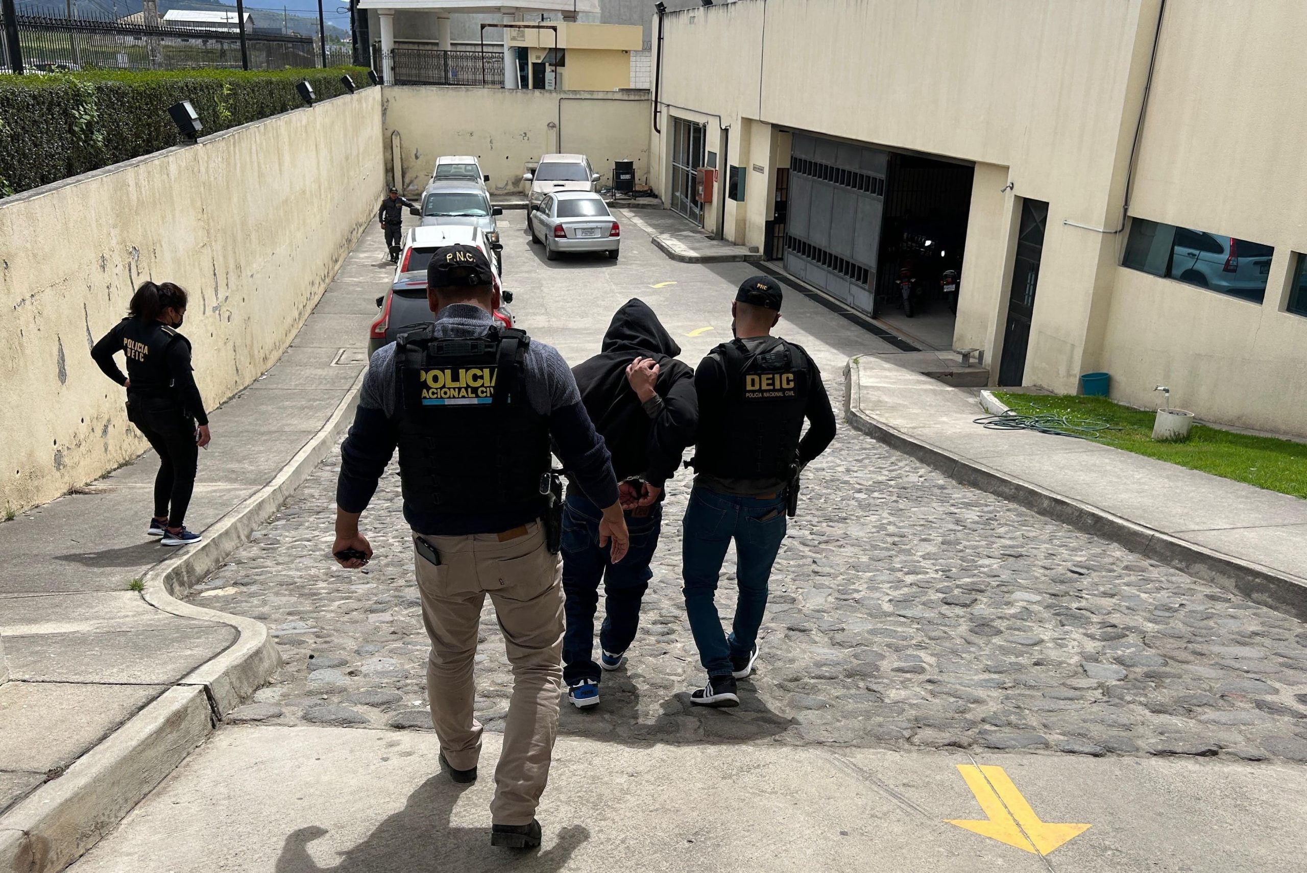 Deic captura a presunto criminal en San Miguel Ixtahuacán./ Foto: PNC.