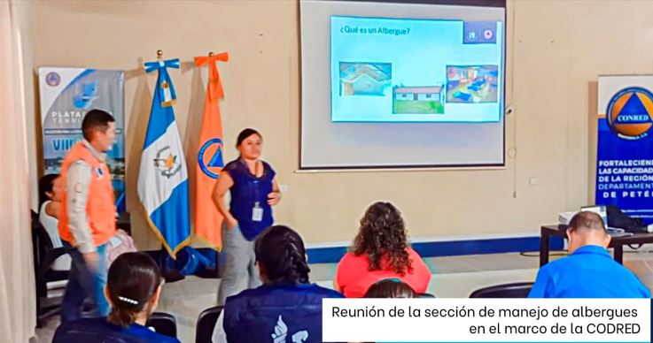 En Petén dan seguimiento a la temporada de lluvias y acciones de seguridad