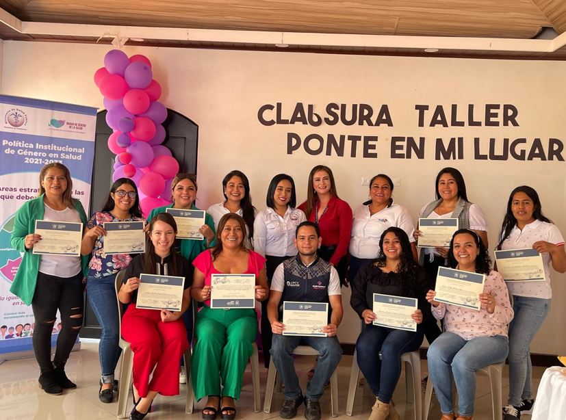 DDRISS de Jalapa promueve taller “Ponte en mi Lugar” para la atención de salud equitativa