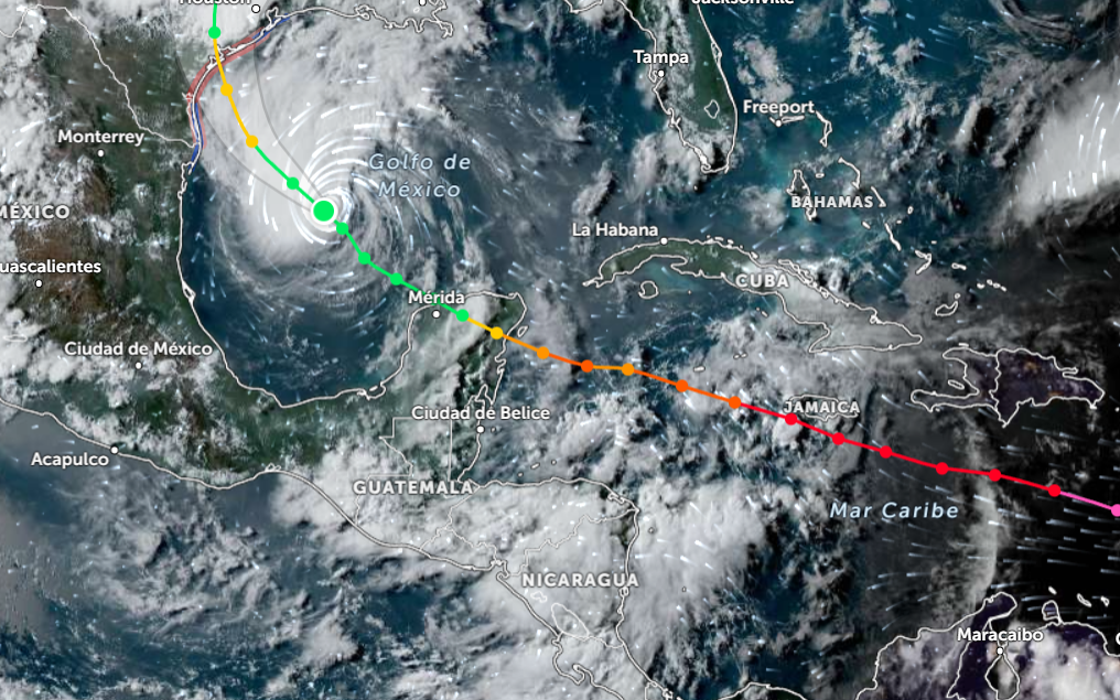Beryl, convertido en tormenta tropical, se aleja de México y golpeará Texas este domingo