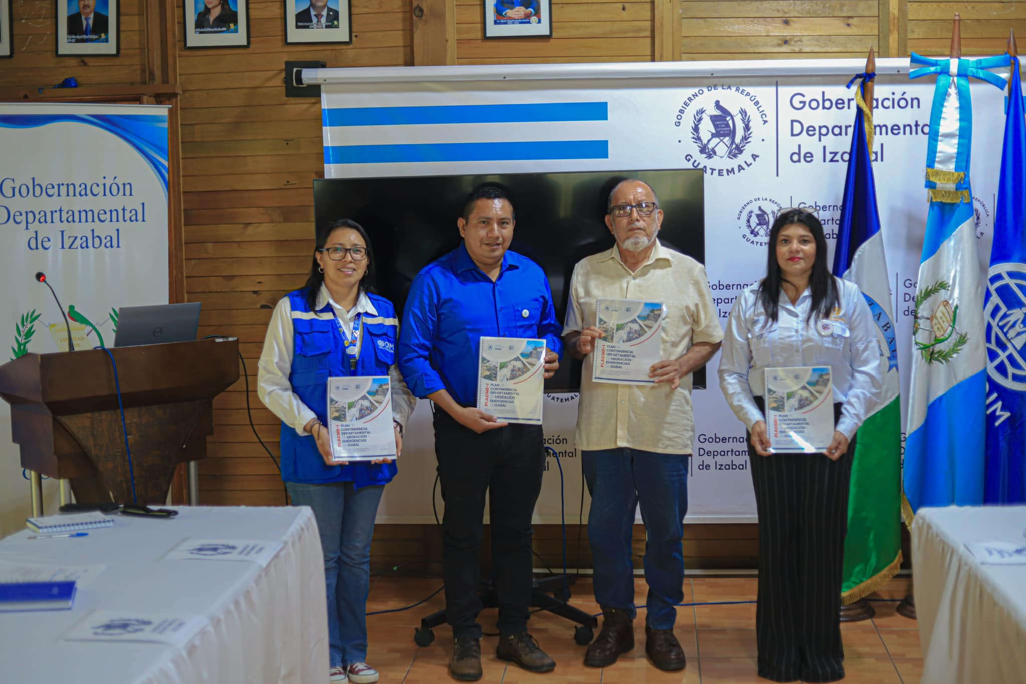 Socializan Plan de Contingencia Departamental de Migración y Emergencias en Izabal