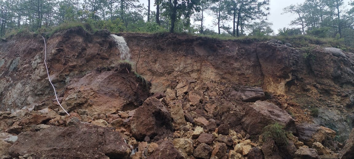 Advierten alta saturación de los suelos en Petén e Izabal. / Foto: Conred.