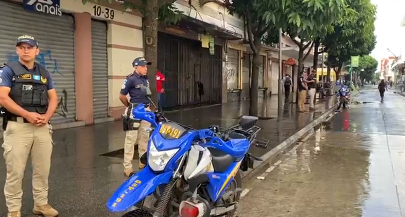 Operativo de seguridad por el pago de bono 14 en el Centro Histórico
