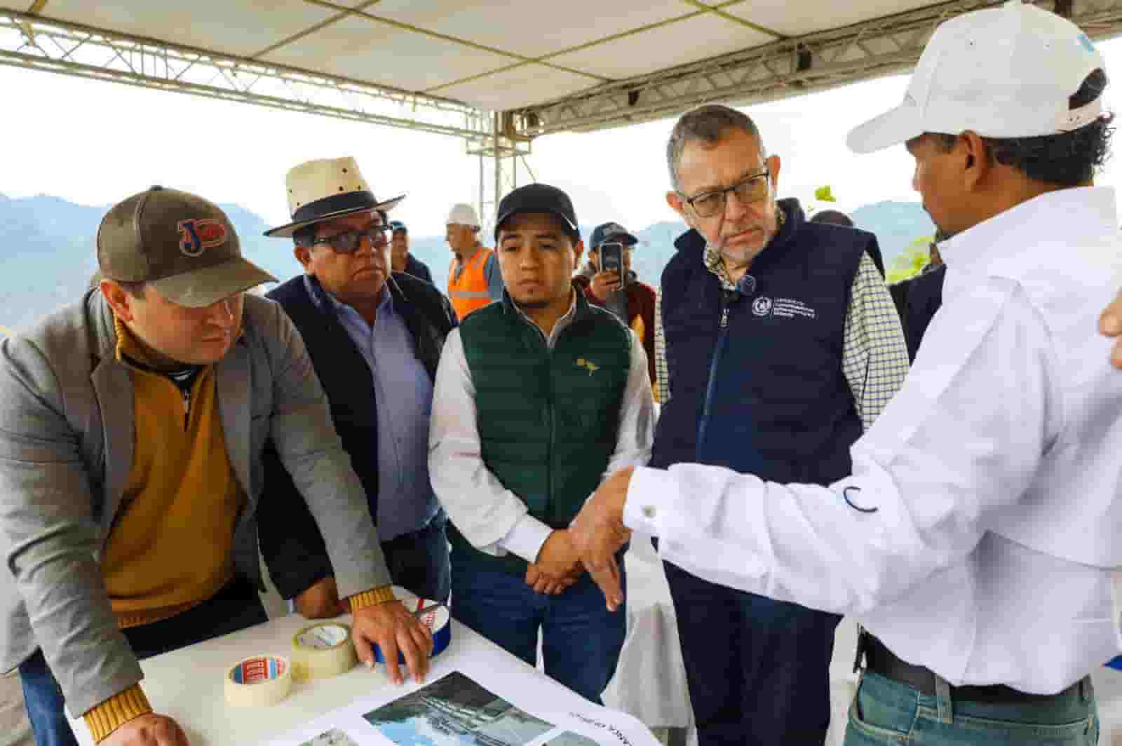 El CIV entrega del mejoramiento del tramo de la Ruta Nacional 12, en San Marcos