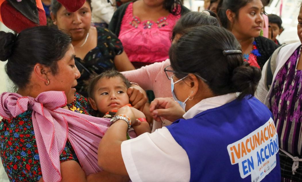 Vacunación en Acción, contra sarampión y poliomielitis, ha administrado más de 650 mil dosis