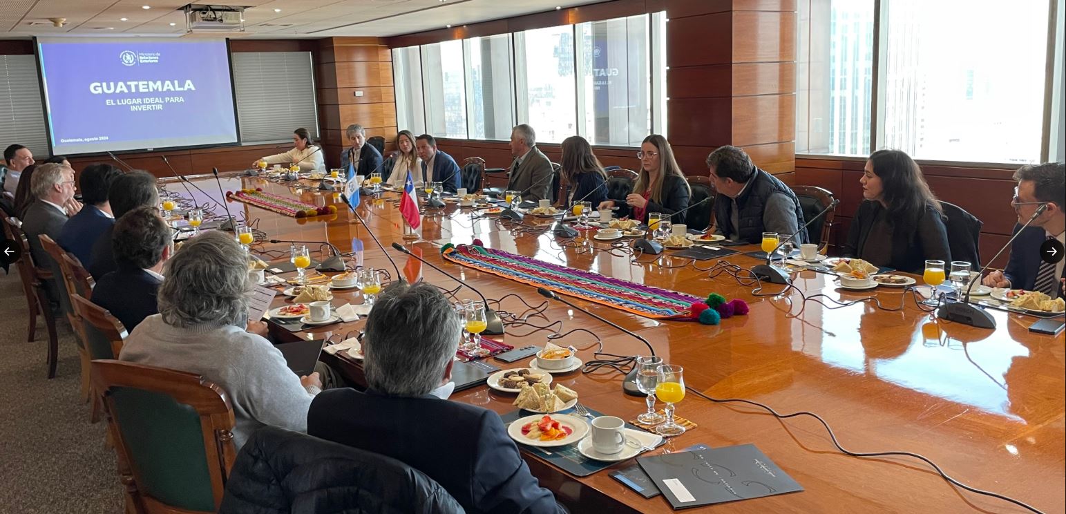 Delegación de empresarios chilenos visitará Guatemala