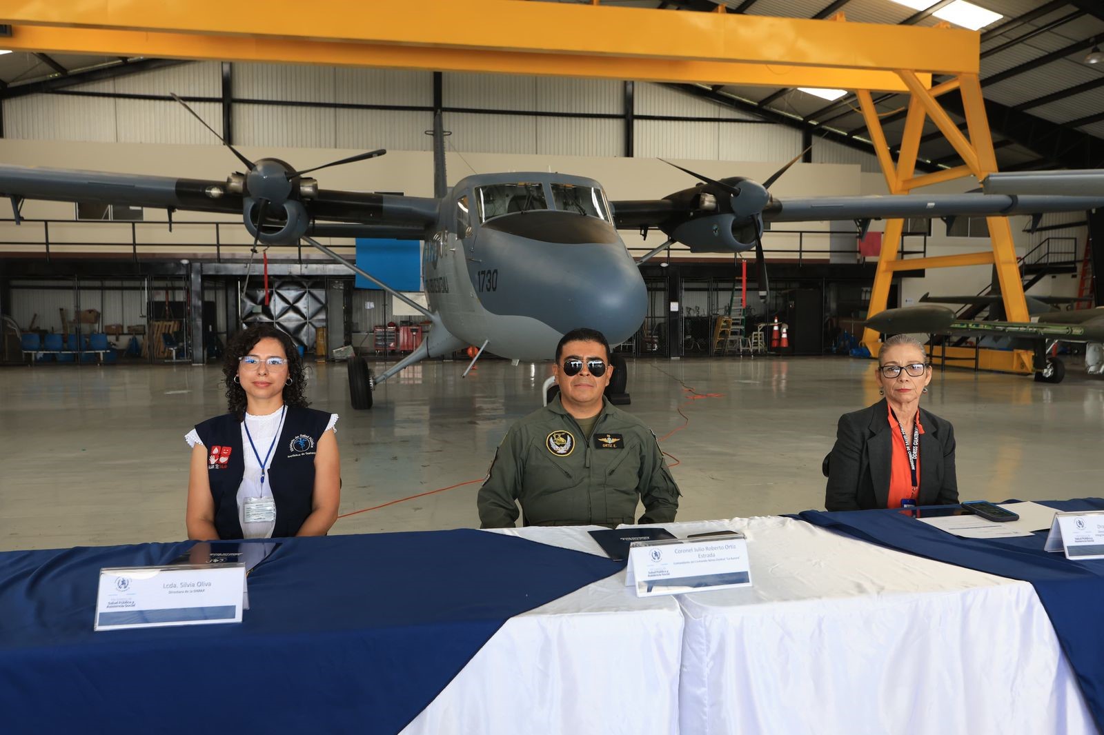 Anuncian Feria Integral de la Salud en la Fuerza Aérea Guatemalteca