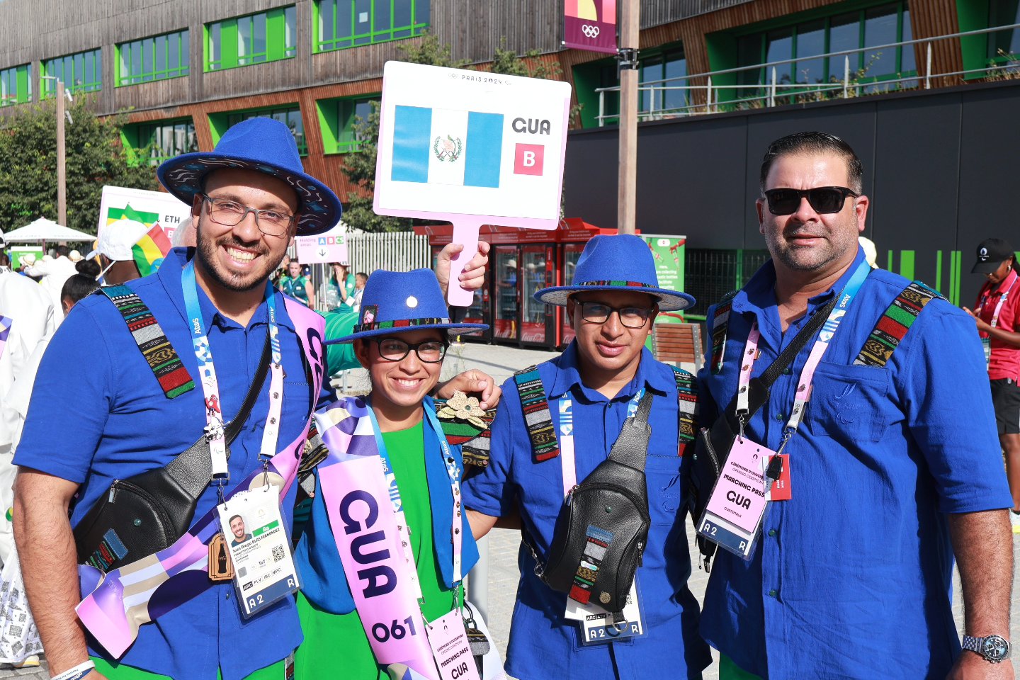 Delegación guatemalteca está lista para desfilar en la apertura de los Juegos Paralímpicos de París 2024