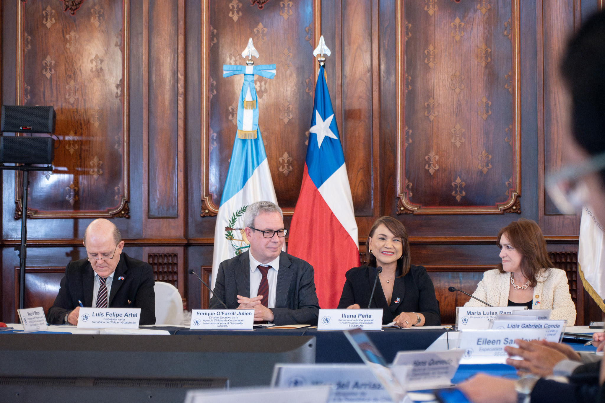 Guatemala y Chile aprueban cuatro iniciativas de cooperación conjunta. Foto: Minex.