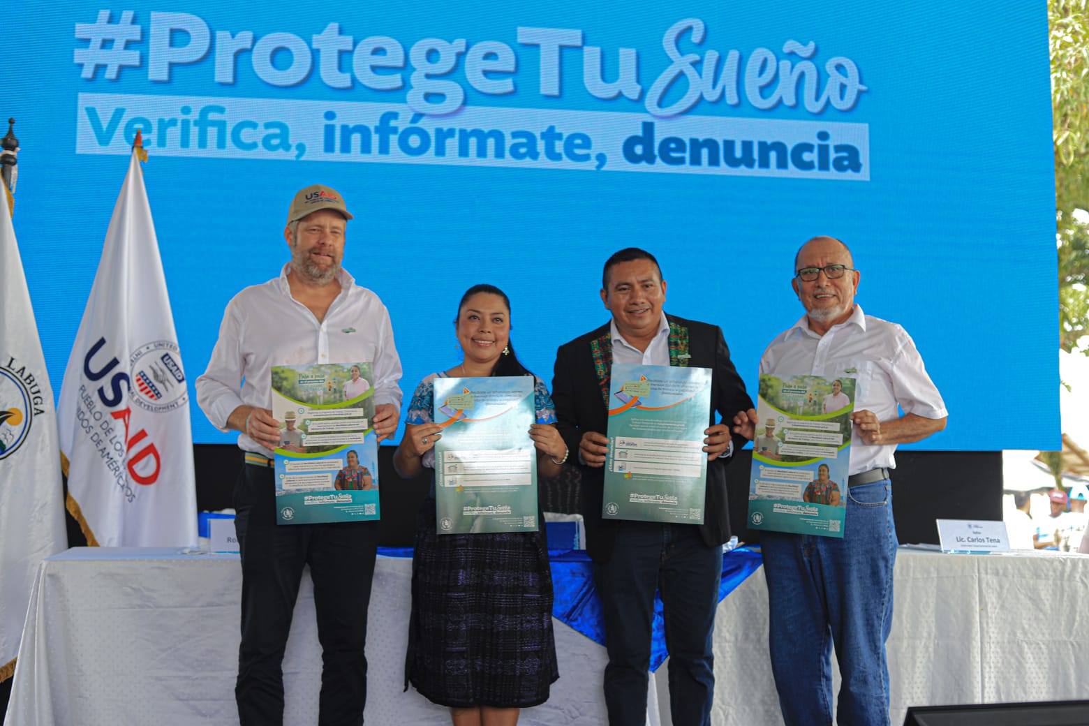 Presentan campaña Protege tu Sueño, en Livingston, Izabal