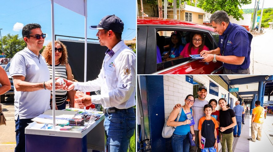El Inguat da la bienvenida a salvadoreños que visitan el país por las fiestas agostinas.