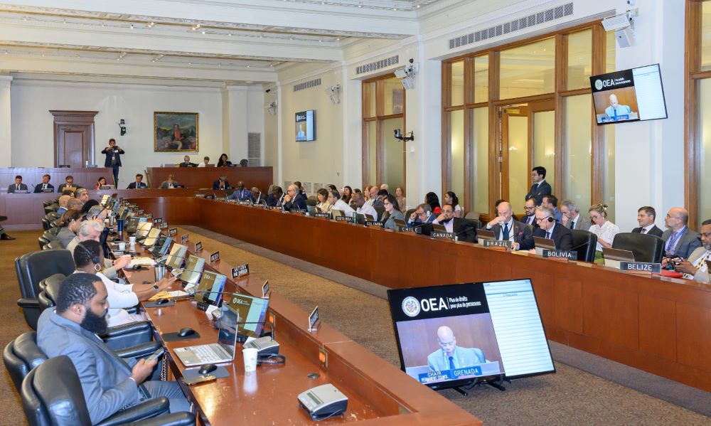 La OEA aprueba resolución que pide la publicación de las actas de votación en Venezuela.