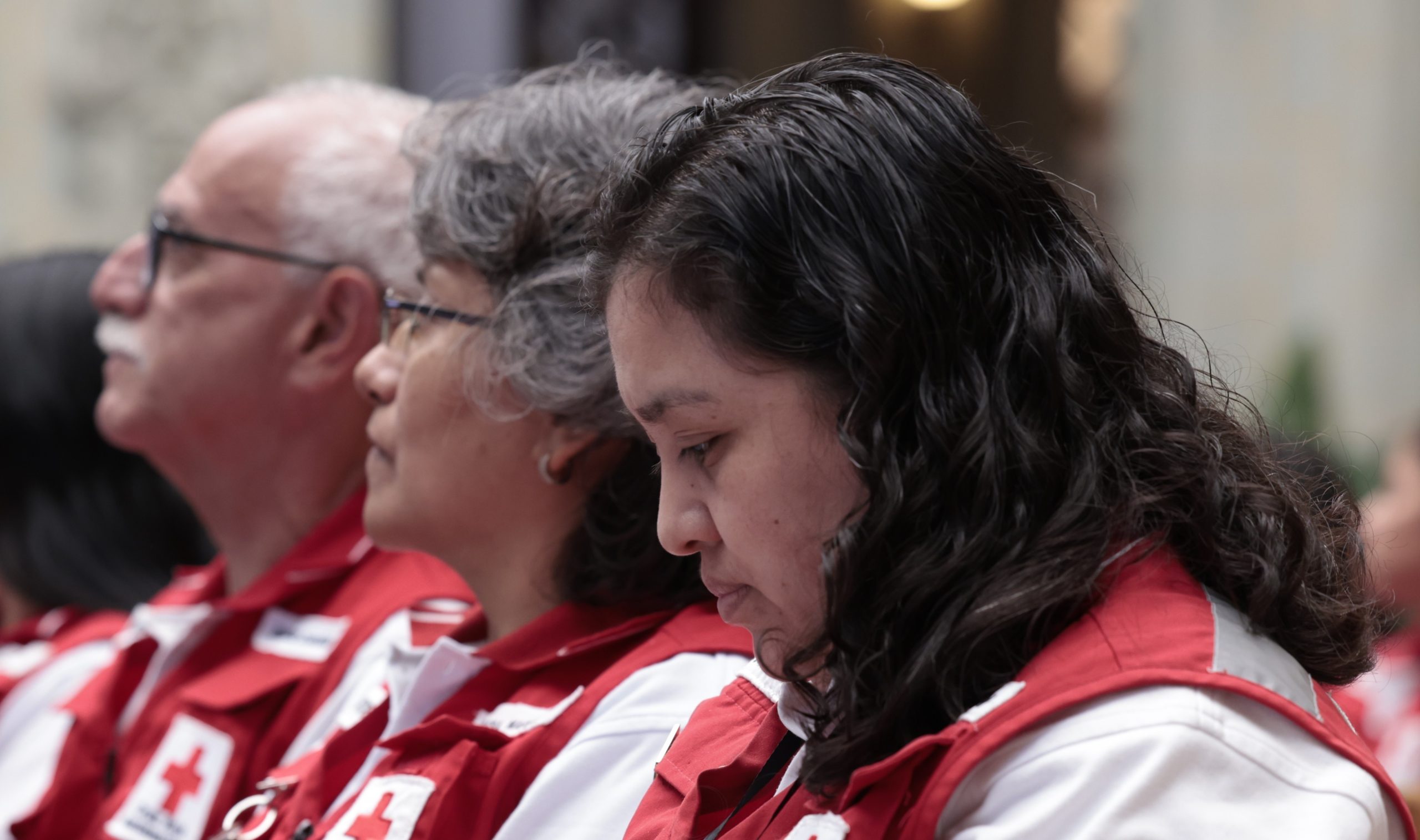 Presidente Arévalo reconoce labor de Cruz Roja Internacional. / Foto: Noé Pérez.