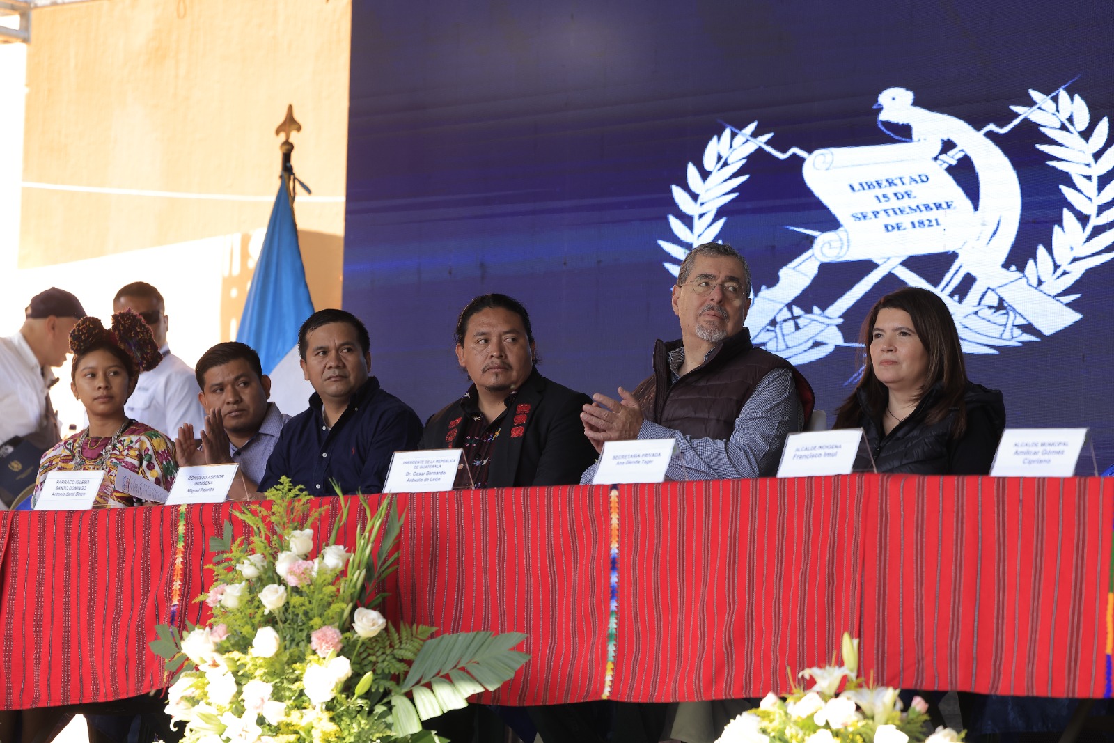 Autoridades Indígenas Ancestrales del municipio de Sacapulas, Quiché presentan demandas al presidente Bernardo Arévalo.