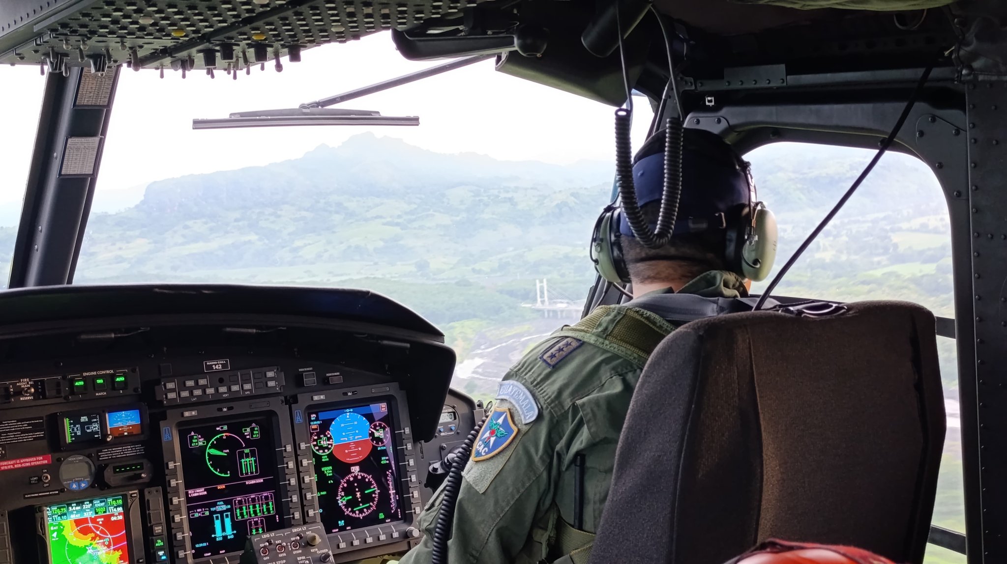 Siguen labores de búsqueda de helicóptero desaparecido en Escuintla. / Foto: DGAC