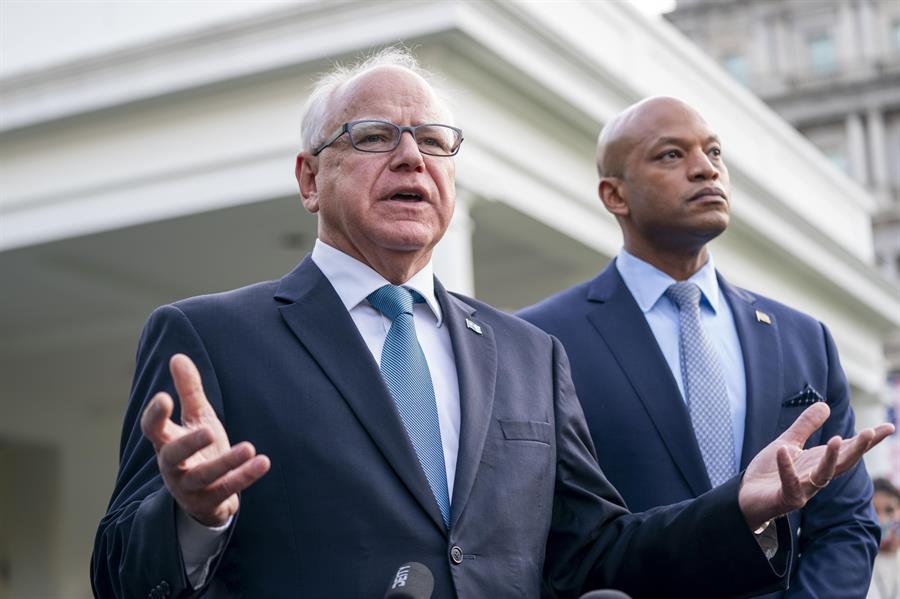 El gobernador de Minesota, Tim Wolz, será quien acompeñe a Kamala Harris en la carrera por la presidencia de Estados Unidos.