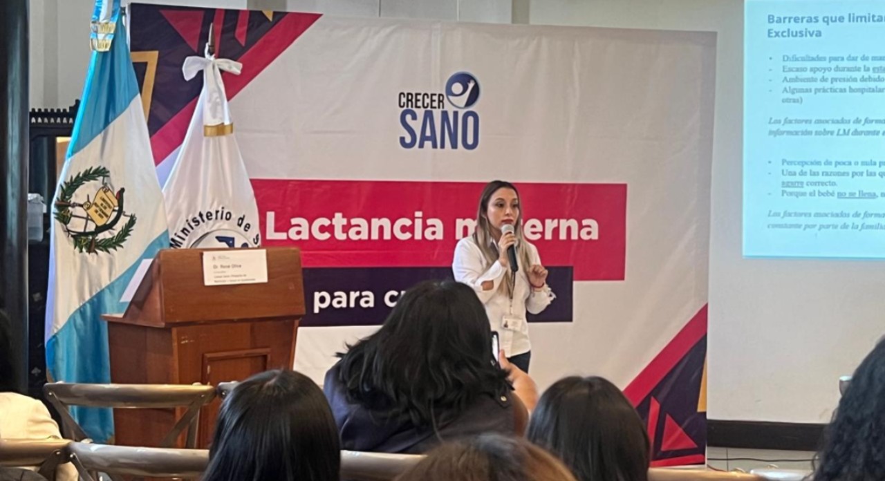 San Marcos se une a la Semana de la Lactancia. /Foto: MSPAS.