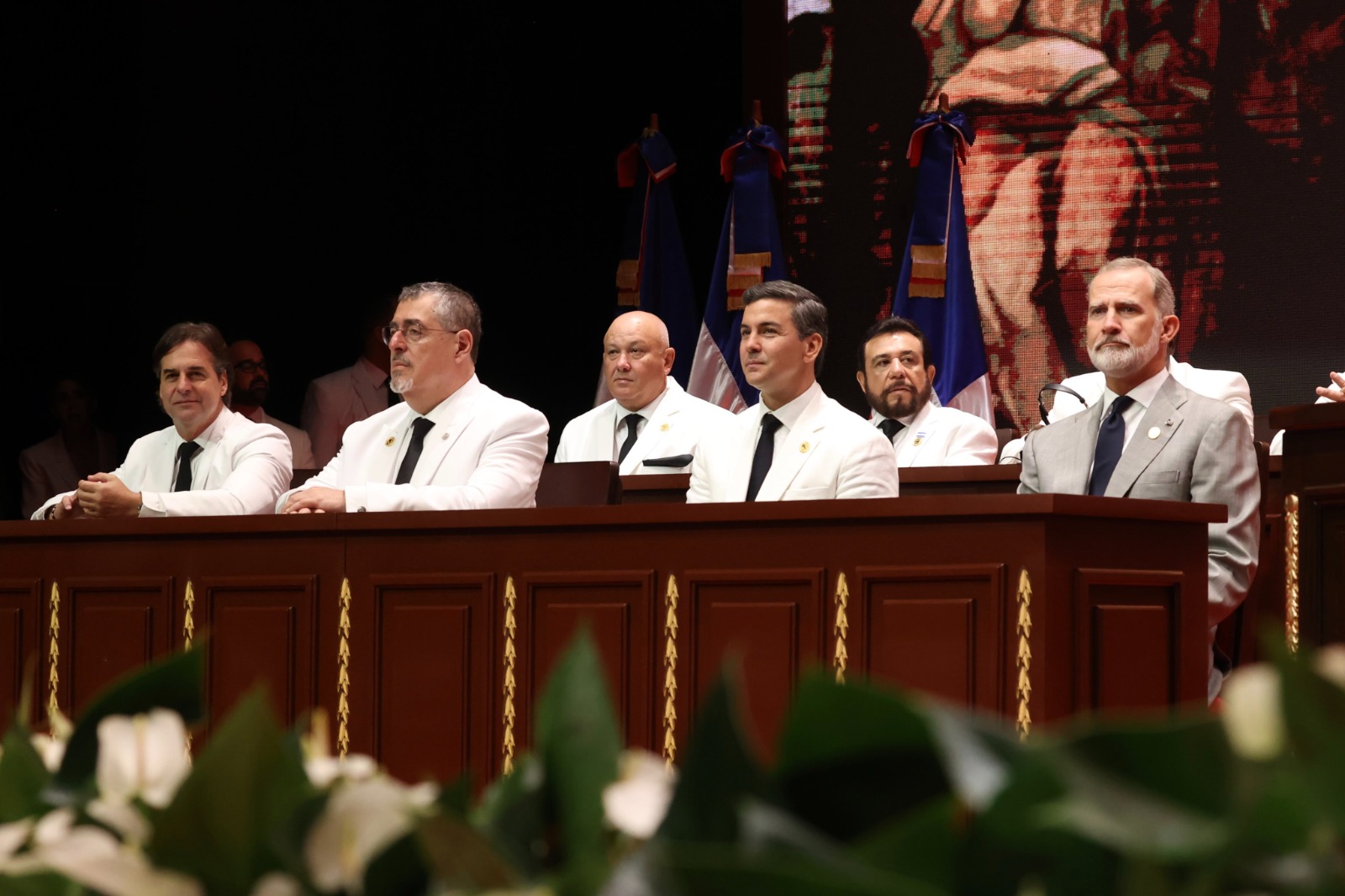 Presidente Arévalo participa en ceremonia de toma de posesión presidencial de República Dominicana, donde impulsó temas económicos
