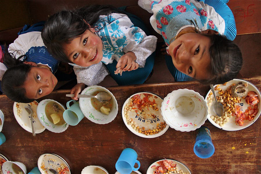 Mejoran esfuerzos por la alimentación escolar en Latinoamérica. / Foto: PMA.