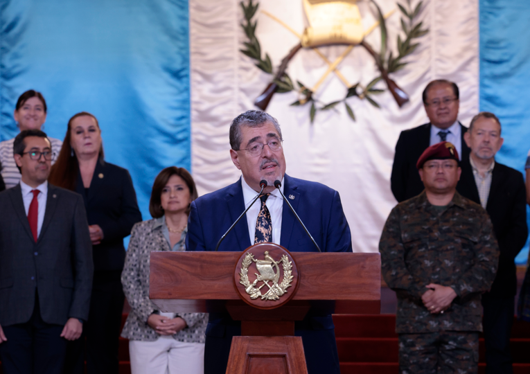 El presidente Bernardo Arévalo respondió a las acciones emprendidas por el MP ante la CC.
