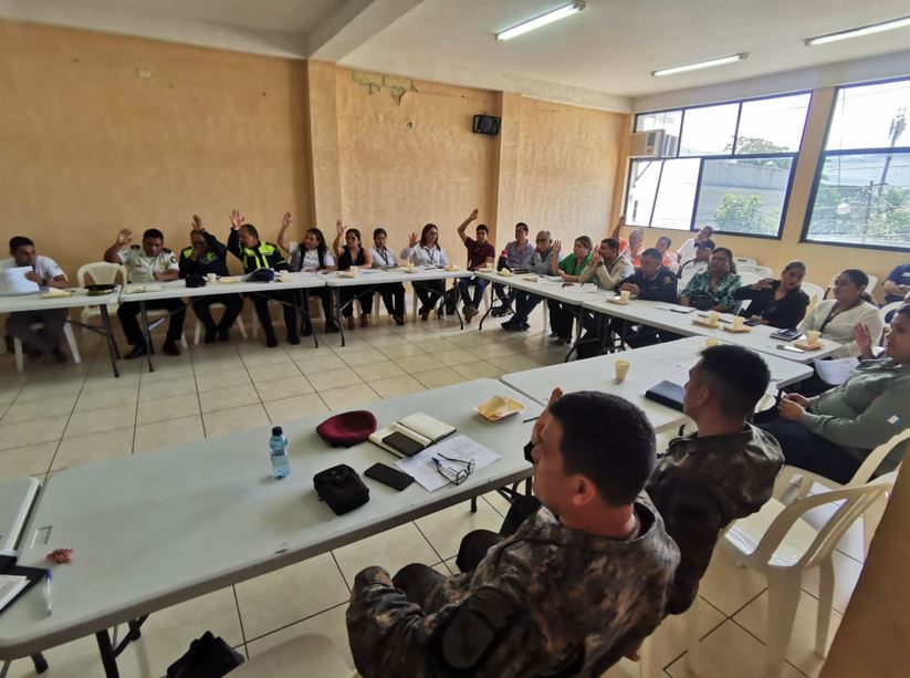 Coordinan acciones en el marco de las fiestas patrias en Jutiapa