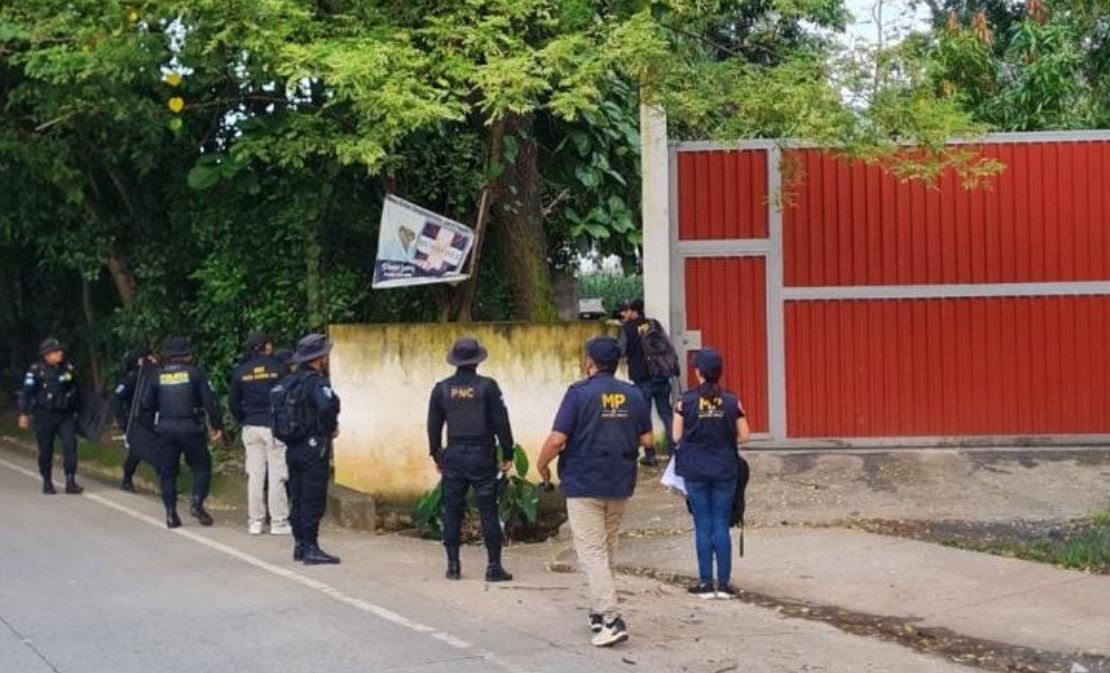 Autoridades realizan allanamientos por caso de extorsión.