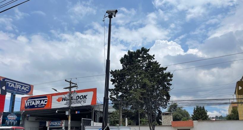 Cámara de seguridad permite identificar vehículos con reporte de robo en Quetzaltenango