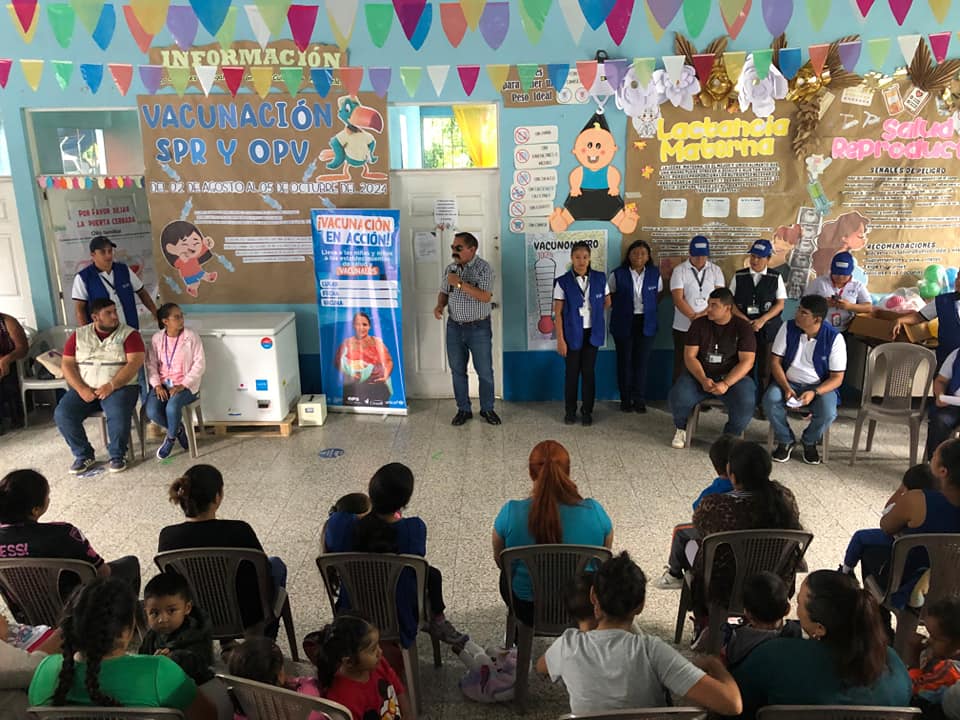Avanza campaña de vacunación contra el sarampión y la poliomielitis en El Progreso