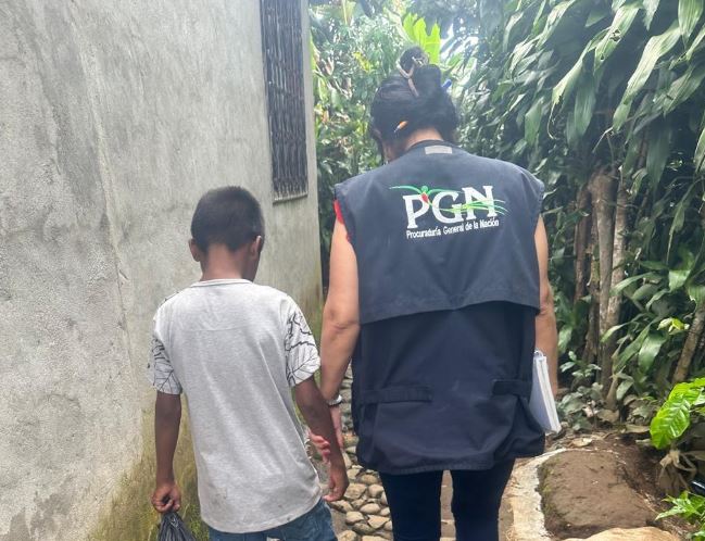 PGN rescata a un menor víctima de violencia en San Marcos