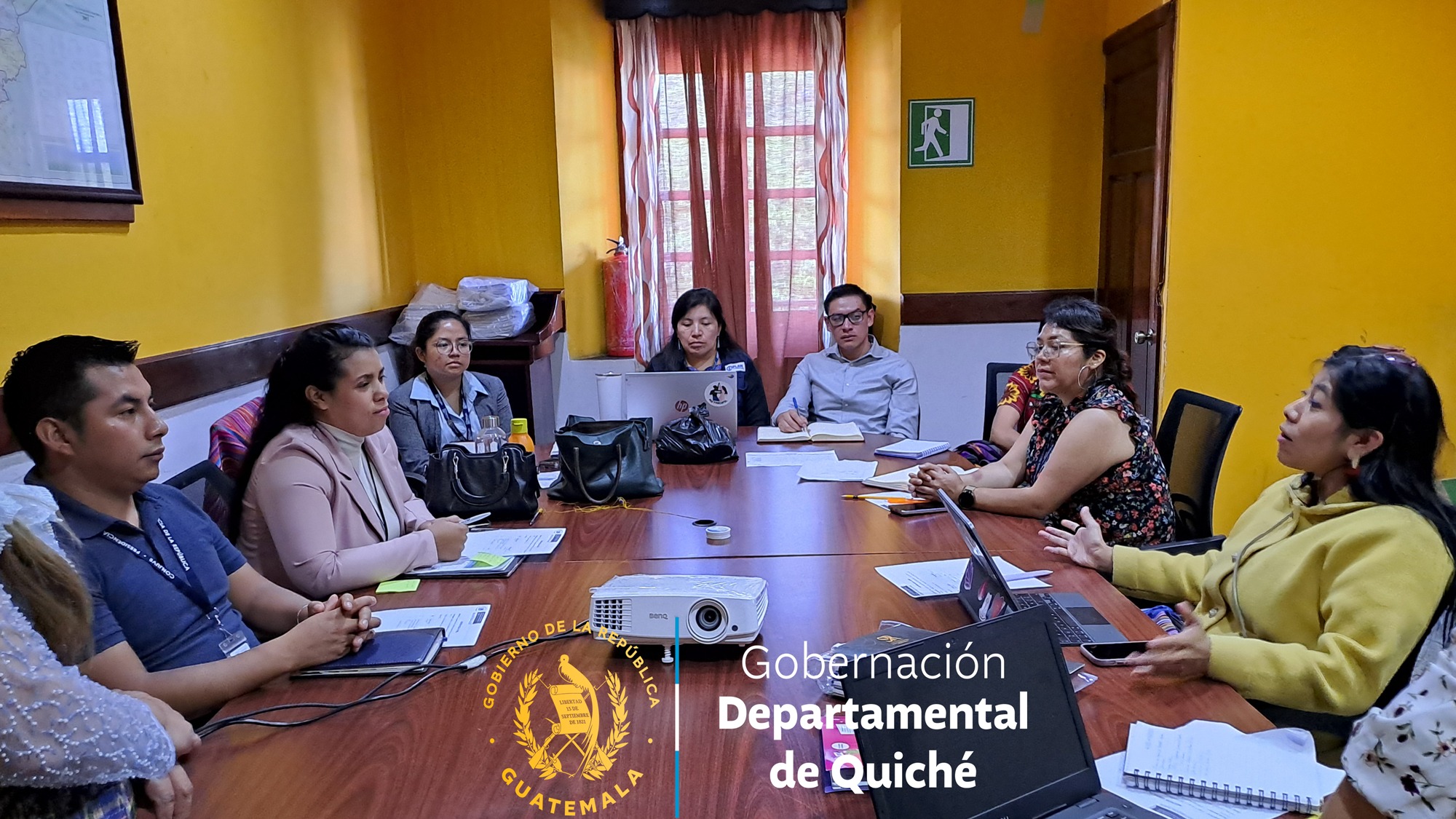 Desarrollan Mesa Técnica Interinstitucional del Plan Nacional de Prevención de Embarazos en Adolescentes en Quiché