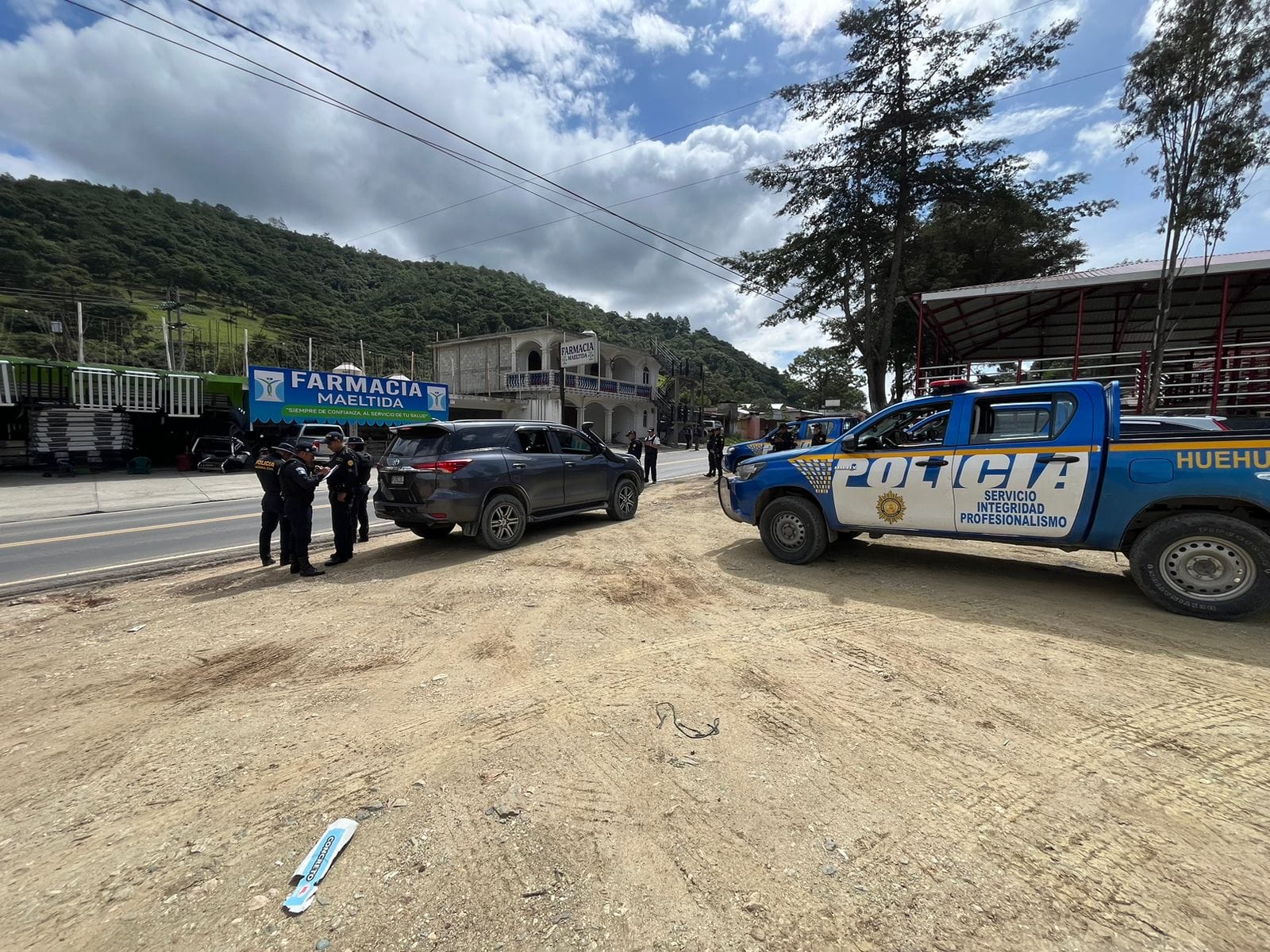 Mantienen acciones de seguridad en ruta hacia la Mesilla, Huehuetenango