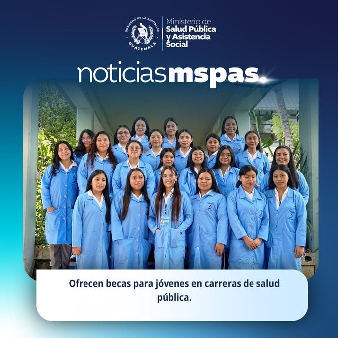 MSPAS ofrece becas para la formación a profesionales en Indaps