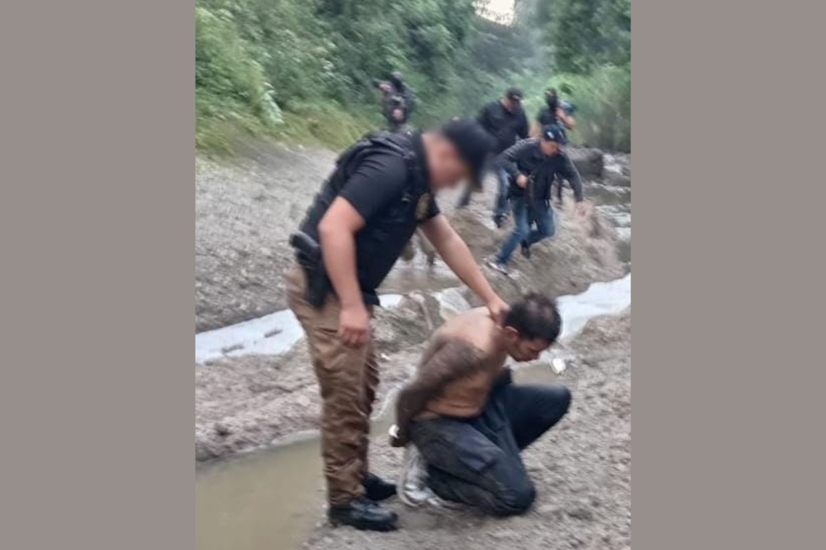 Capturan a alias “Panda”, líder de la clica del barrio 18