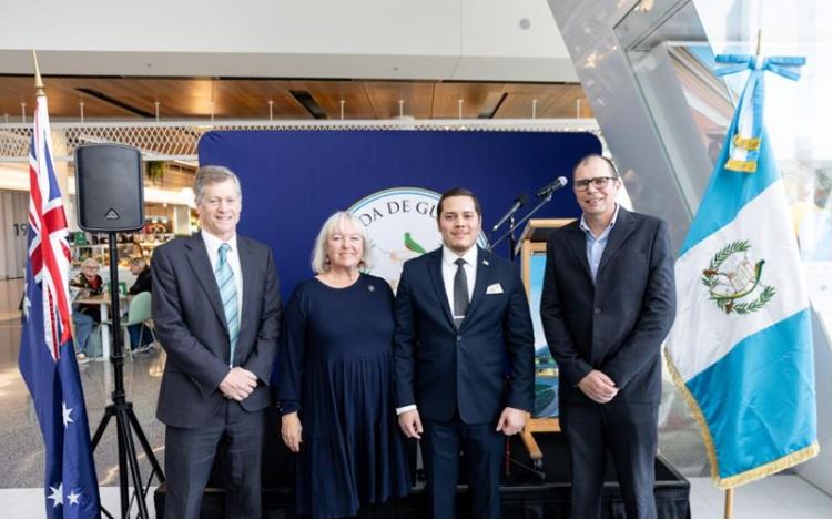 Guatemala realiza exhibición en el aeropuerto de Canberra, Australia
