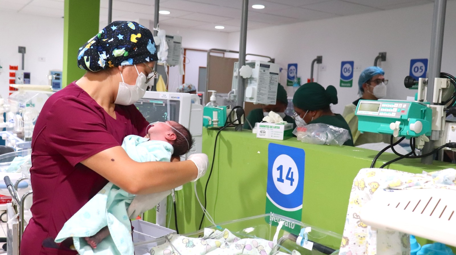 IGSS reabrió sala para atención de neonatos en el Hospital General de Quetzaltenango. / Foto: IGSS.
